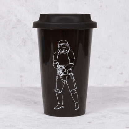 Stormtrooper mok 275 ml keramiek zwart