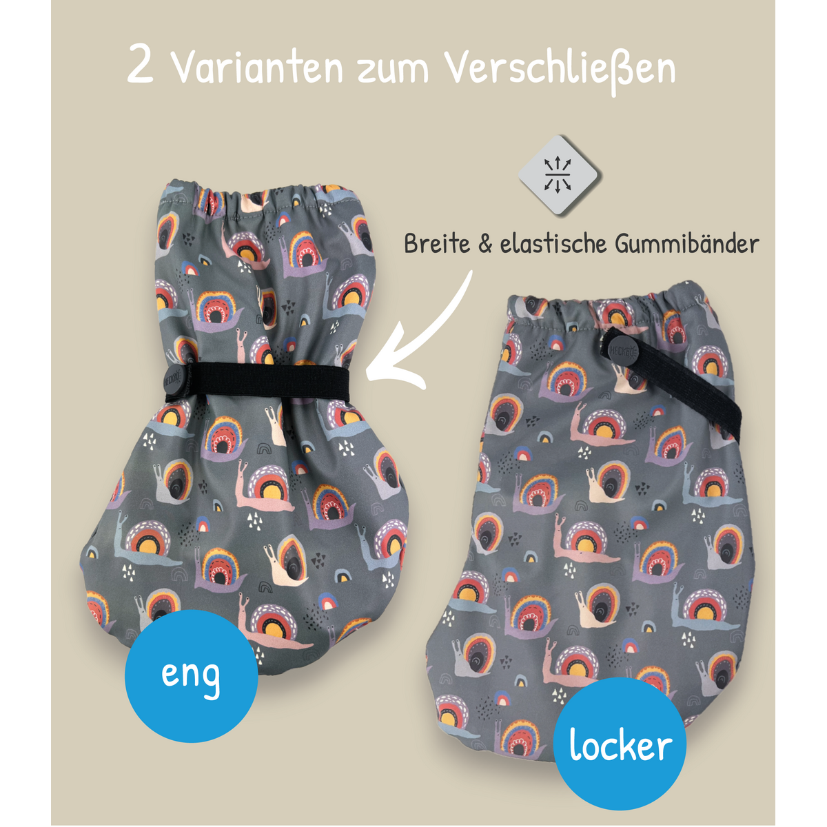 Voetlijn fleece waterdicht S/M
