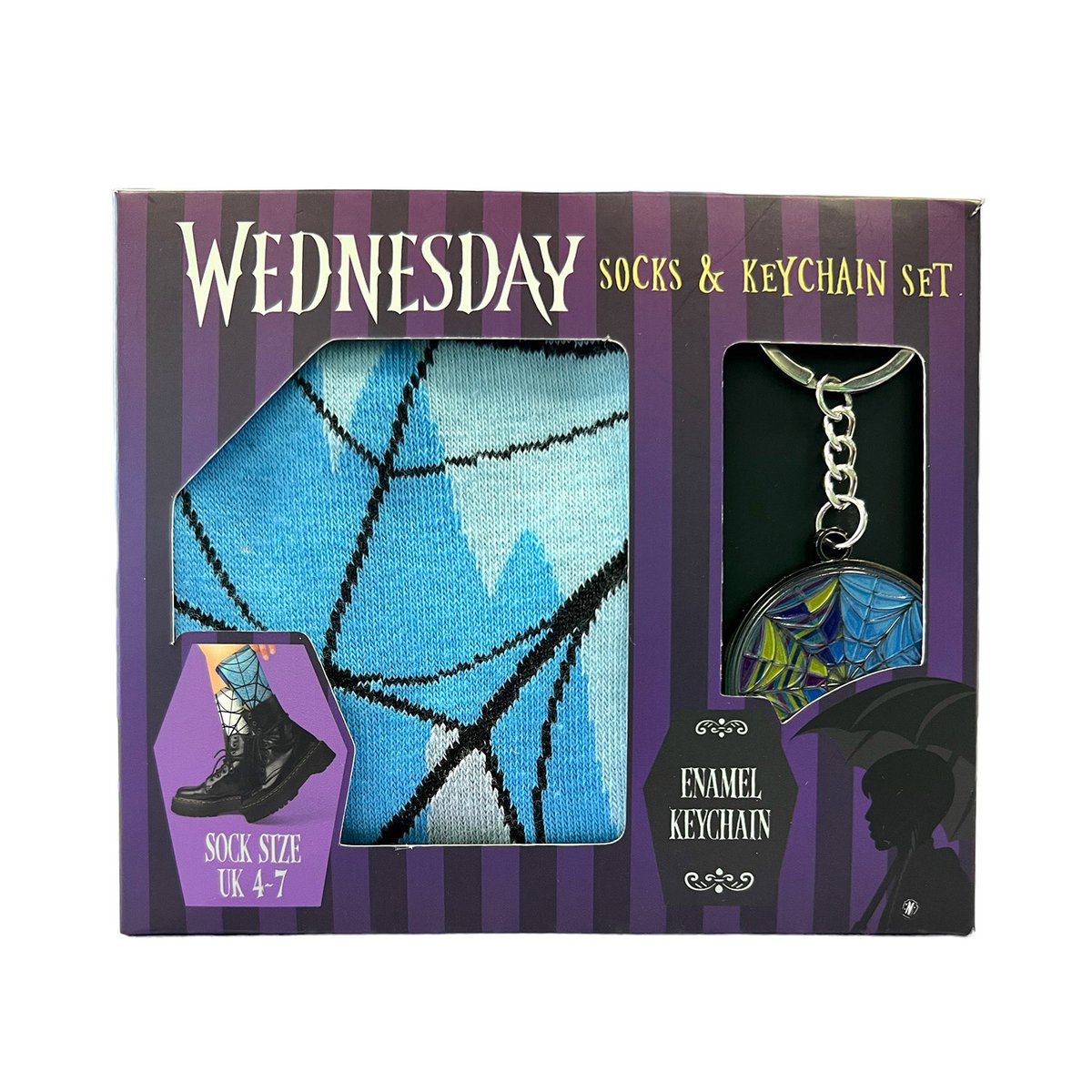 Wednesday - Set of socks and keychains