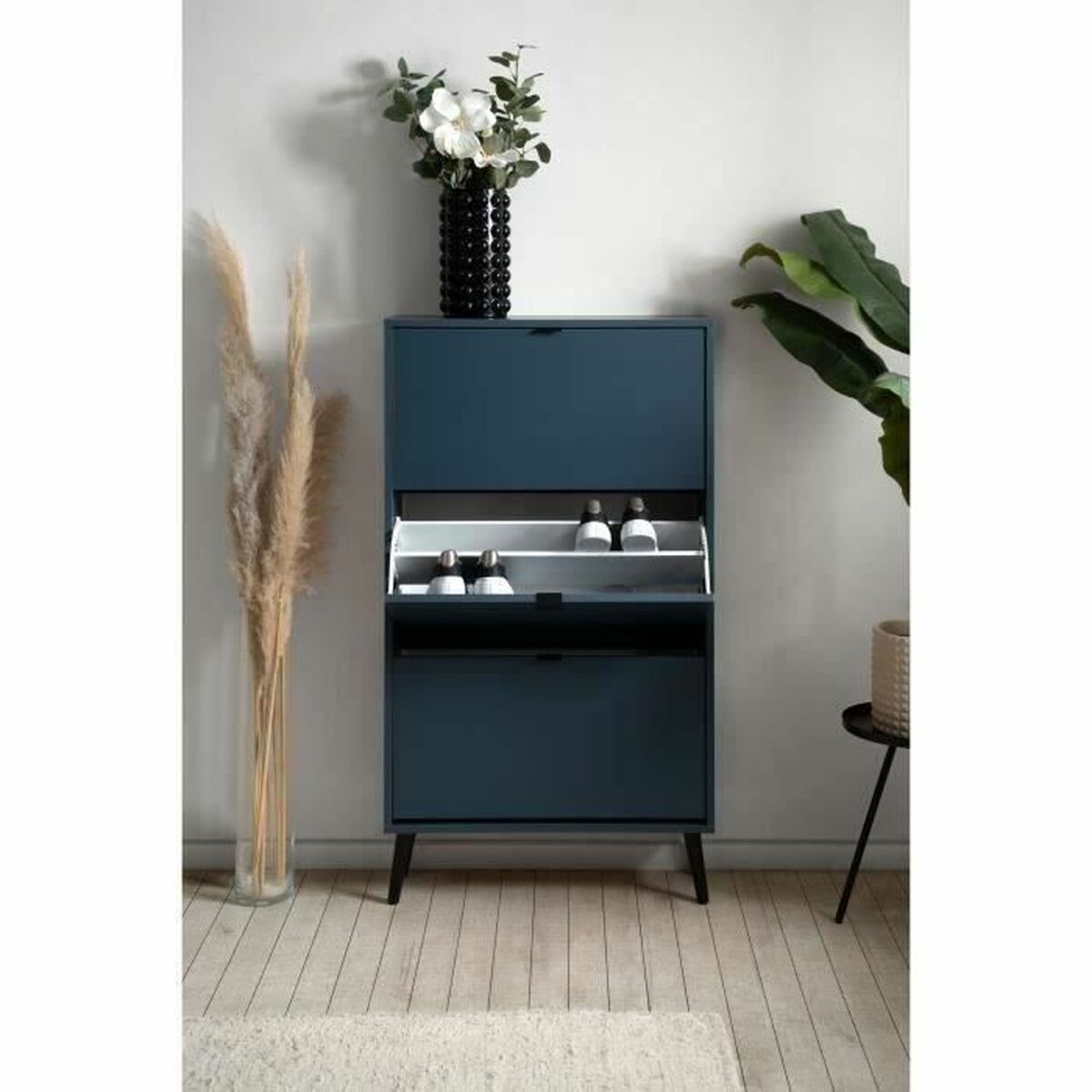 Bigbuy Home Schoenenrek Vigo 49A Blauw 70 X 24 X 125 Cm