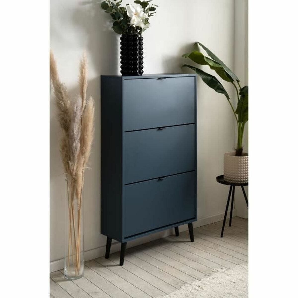 Bigbuy Home Schoenenrek Vigo 49A Blauw 70 X 24 X 125 Cm