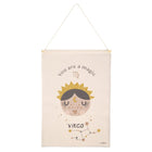 LITTLE VIRGIN children's wall art Virgo zodiac sign