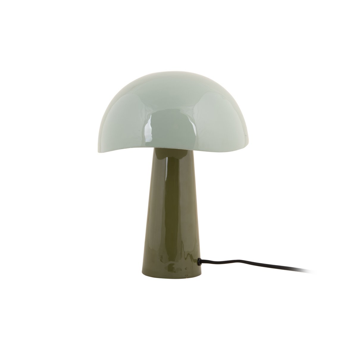 Tafellamp groen ijzer 25x25x33 cm