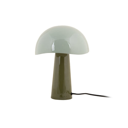 Tafellamp groen ijzer 25x25x33 cm