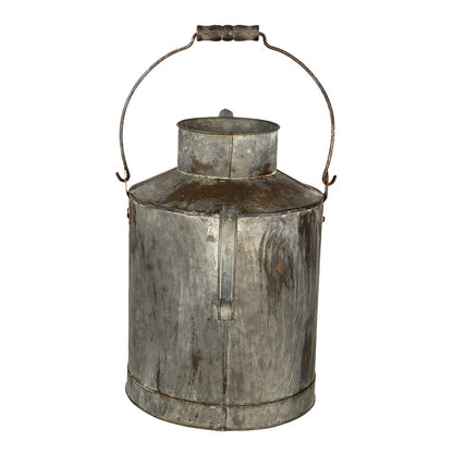 Decoratie gieter 48x29x52 cm grijs metaal