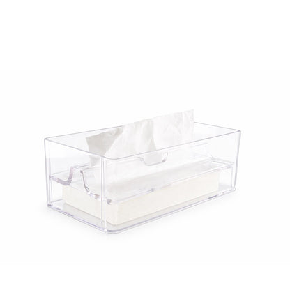 Acrylic tissue box