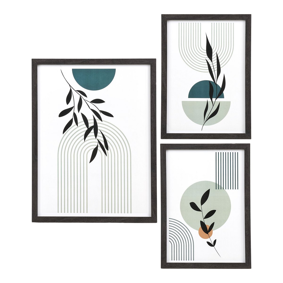 Aspen Frameset, zwart, set van 3