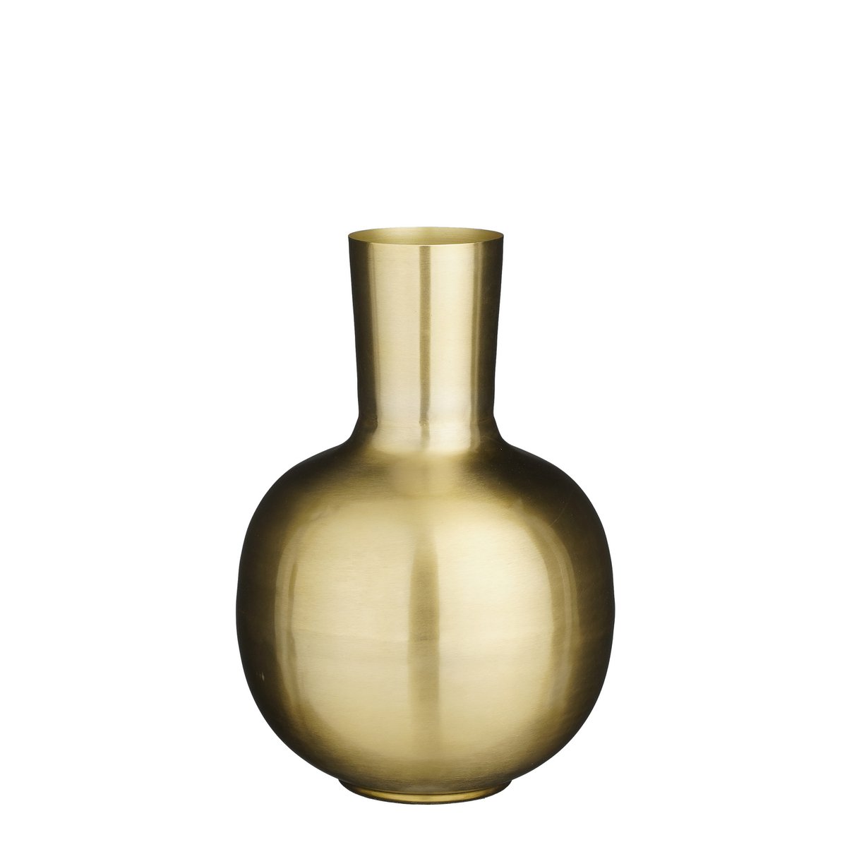 Vaas metaal goud 42x28 cm