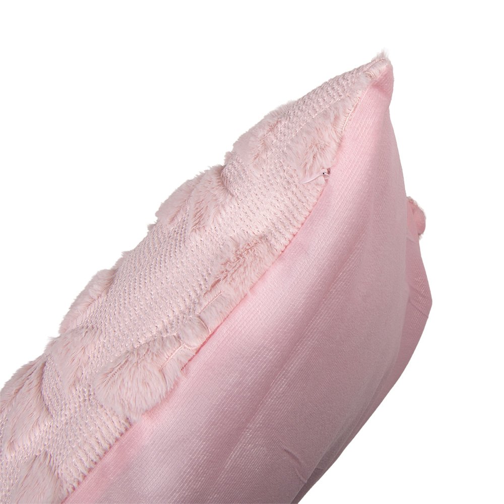 Cushion 45x45 cm Pink Synthetic