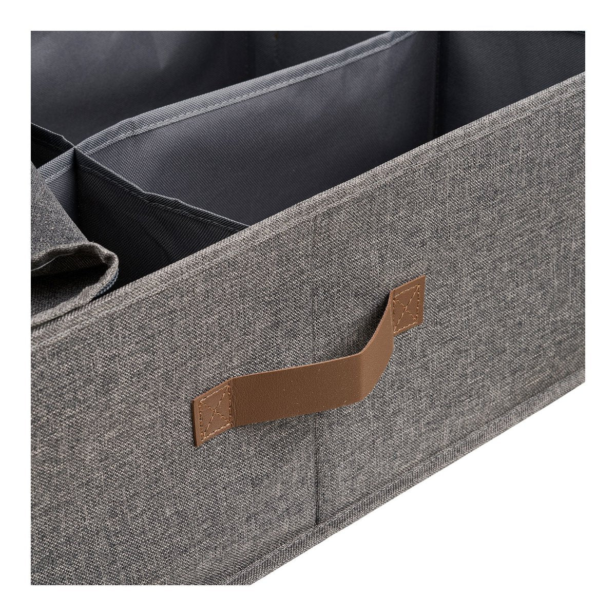 Organizer textiel donkergrijs 56x47x18 cm