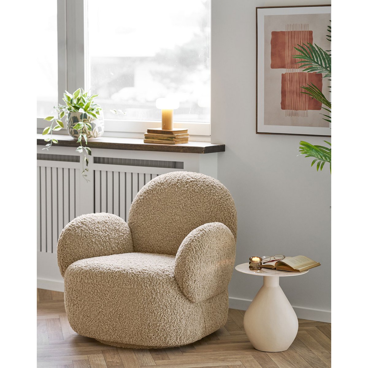 Canvasprint 50x70 cm beige bruin