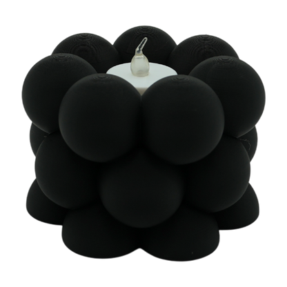 Waxinelichthouder Bubble 12x12x8 cm PLA