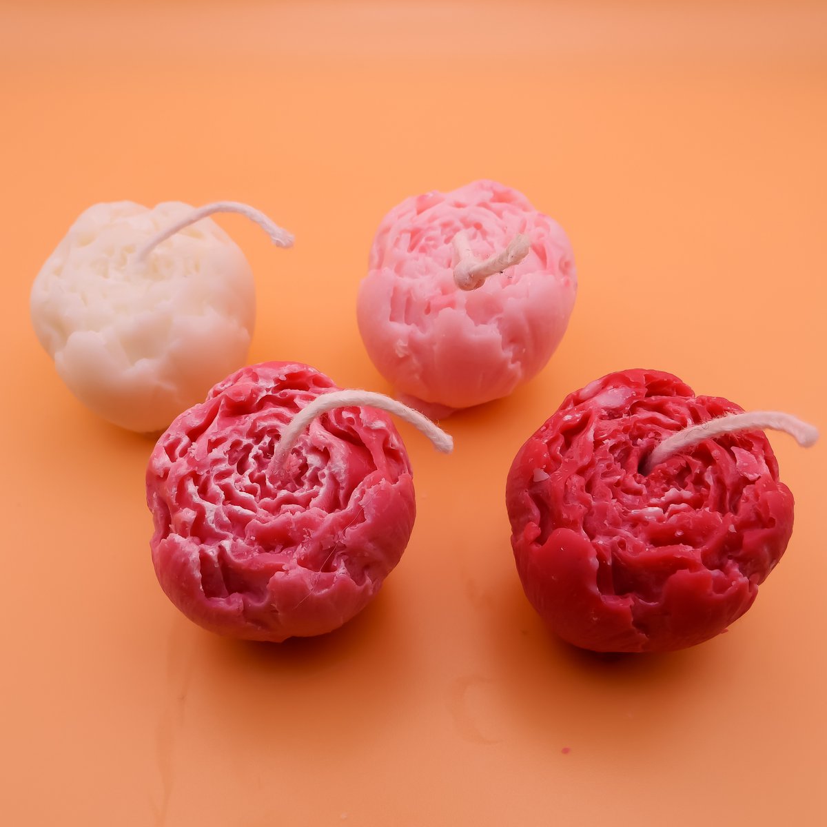 Mini maar Sweet Rosey Wax Melt om haar hart te verwarmen! | 100% natuurlijke eco koolzaadwas geurende rozenkaarsen | Woondecoratie/cadeau-idee | gemaakt in Duitsland