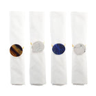 Servethouder steen multicolor set van 4