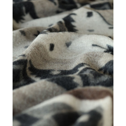 Wollen deken 140x200 cm beige