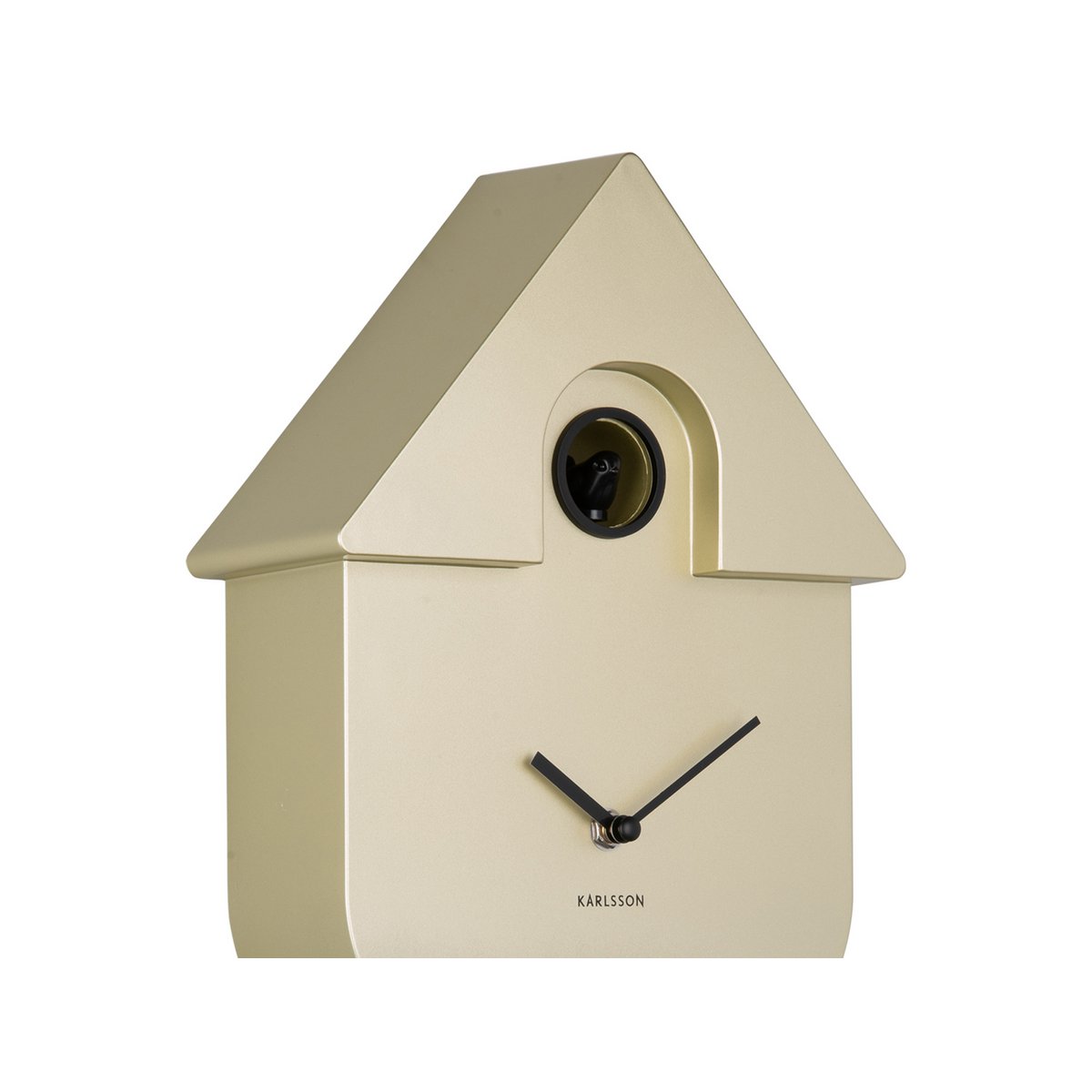 Wandklok Karlsson koekoek 22x41 cm goud