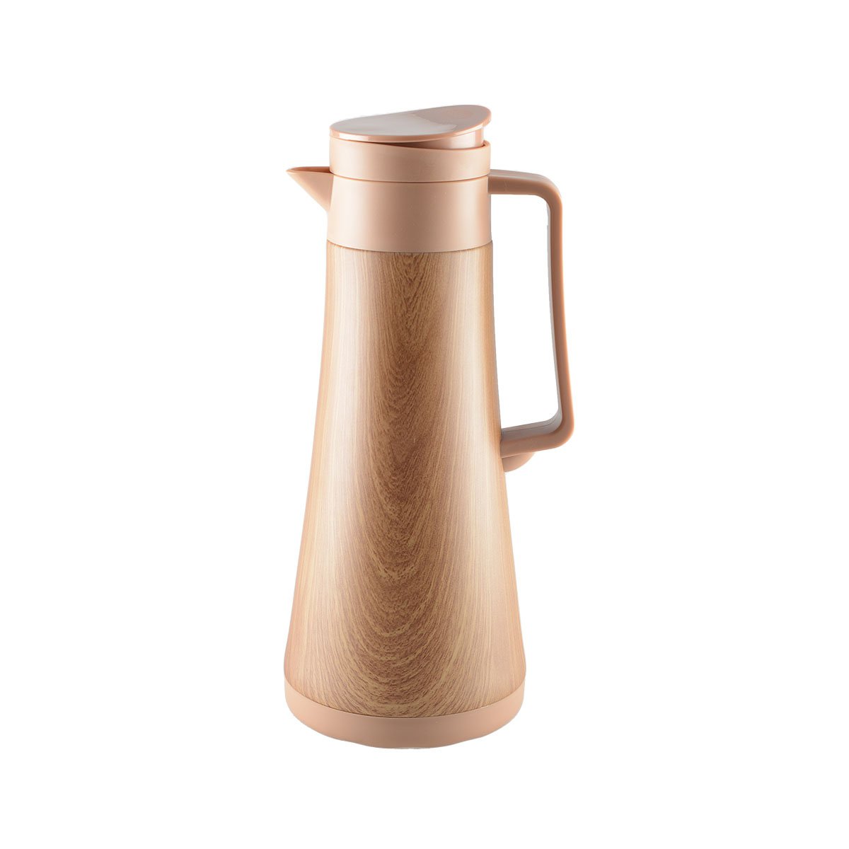 Koffiezetapparaat 1L houtkleurig plastic