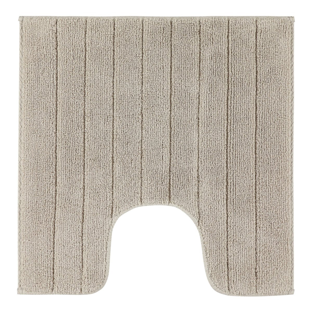 Toiletmat 60x60 cm katoen zand
