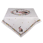 Tafelkleed 100x100 cm Beige Katoen