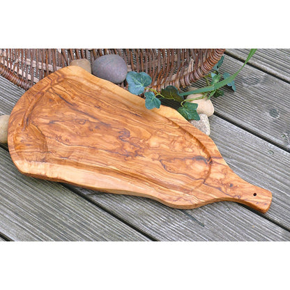 Snijplank hout 45-49 cm met sapgleuf