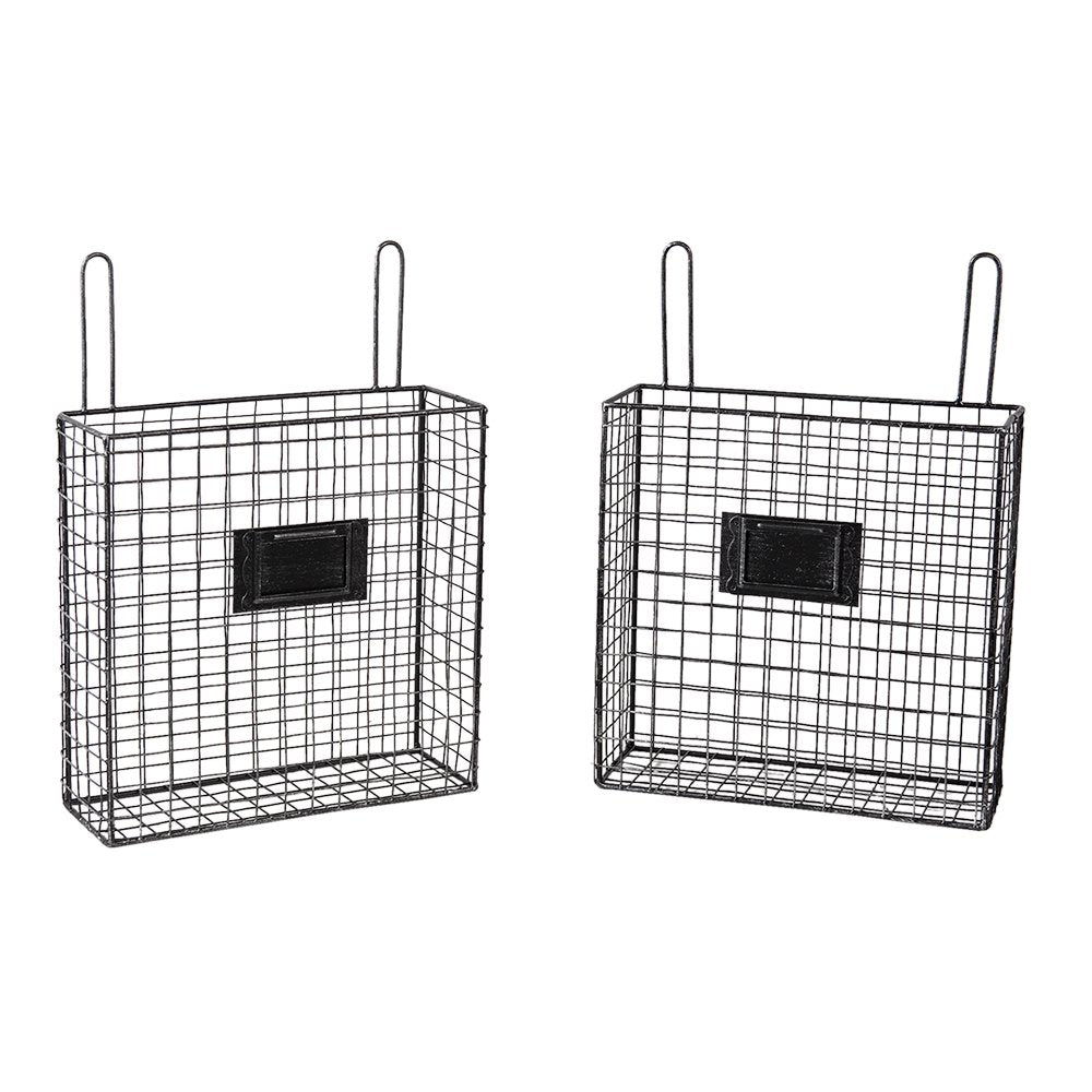 Wandrek 56x12x65 cm metaal zwart