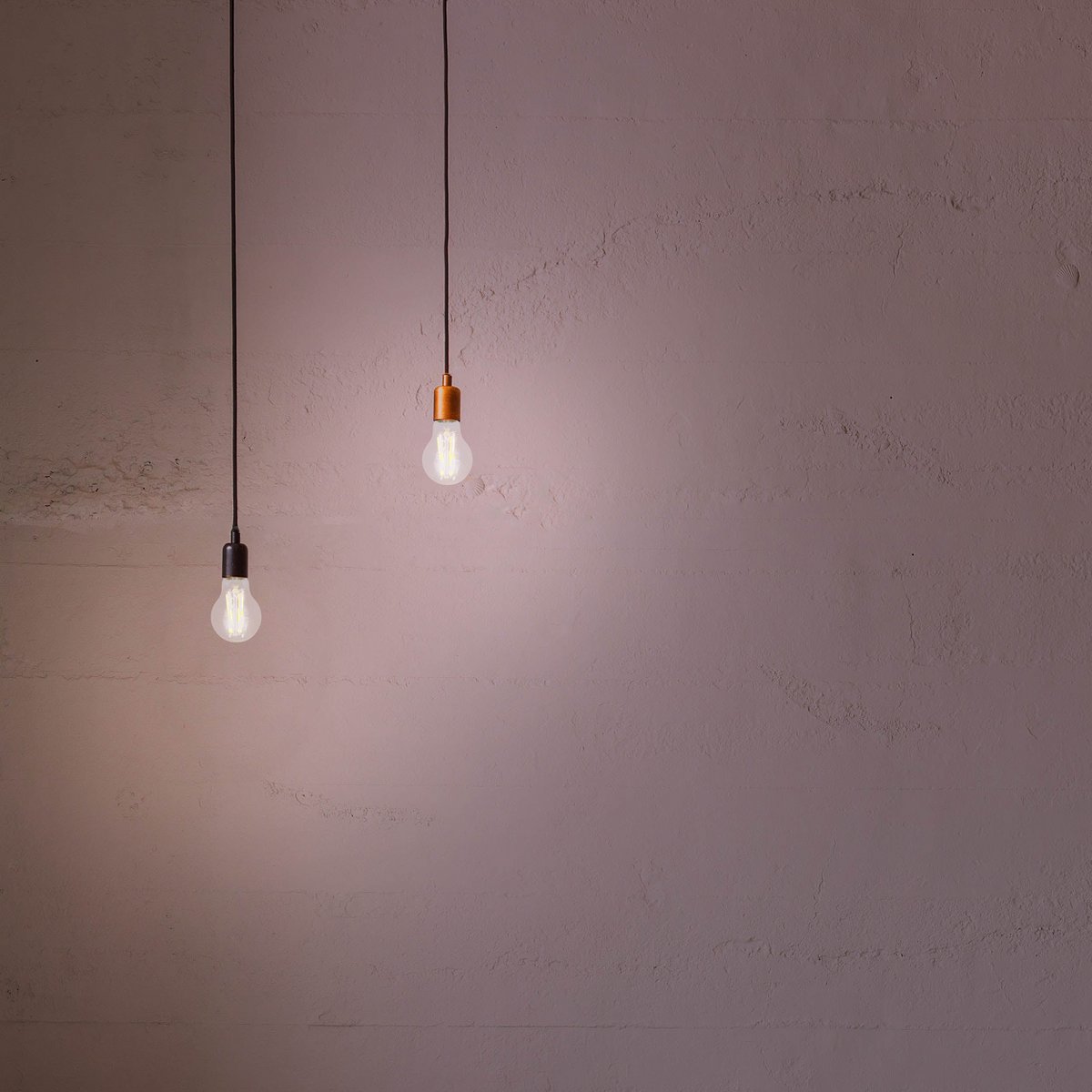 LED filamentlamp E27 8W helder metaal glas 6 cm