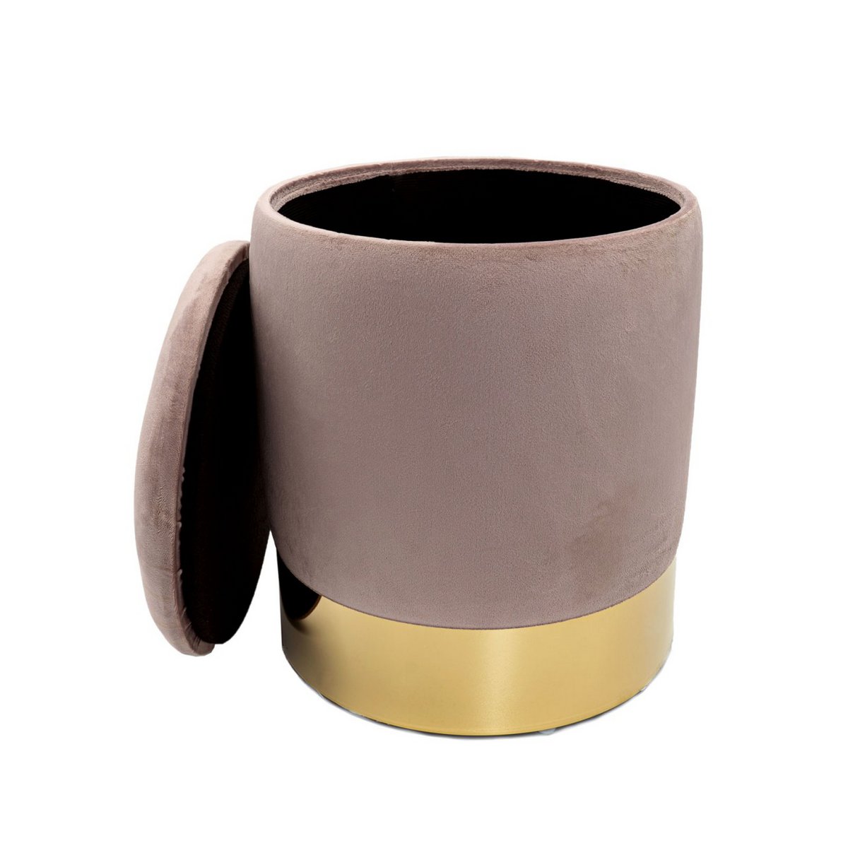 Ottomane met opbergruimte 31x38 cm velours