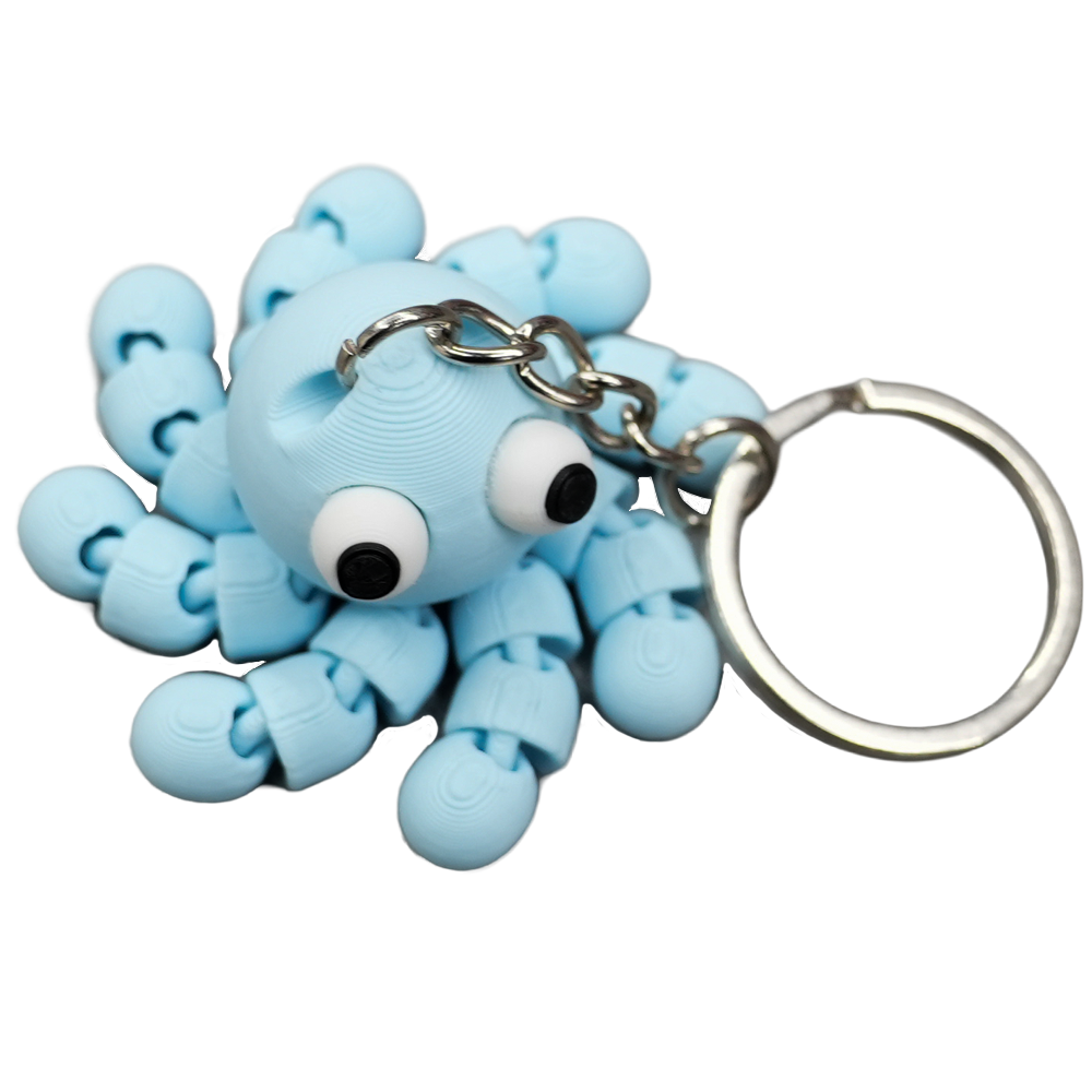 Sleutelhanger octopus PLA beweegbaar