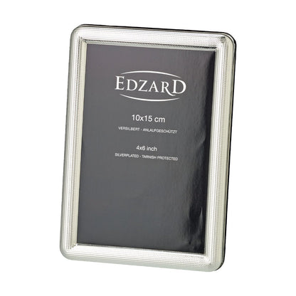 Fotolijst 10x15 cm staal zilver