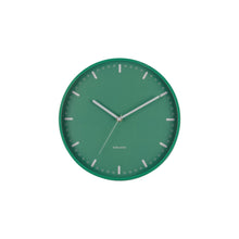 Wandklok Karlsson 30 cm groen aluminium