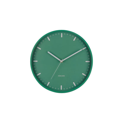 Wandklok Karlsson 30 cm groen aluminium