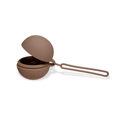 Fopspeendoosje siliconen 7x20 cm chocolademout