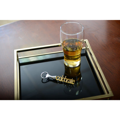 Bierglas 8x8x16 cm glas transparant