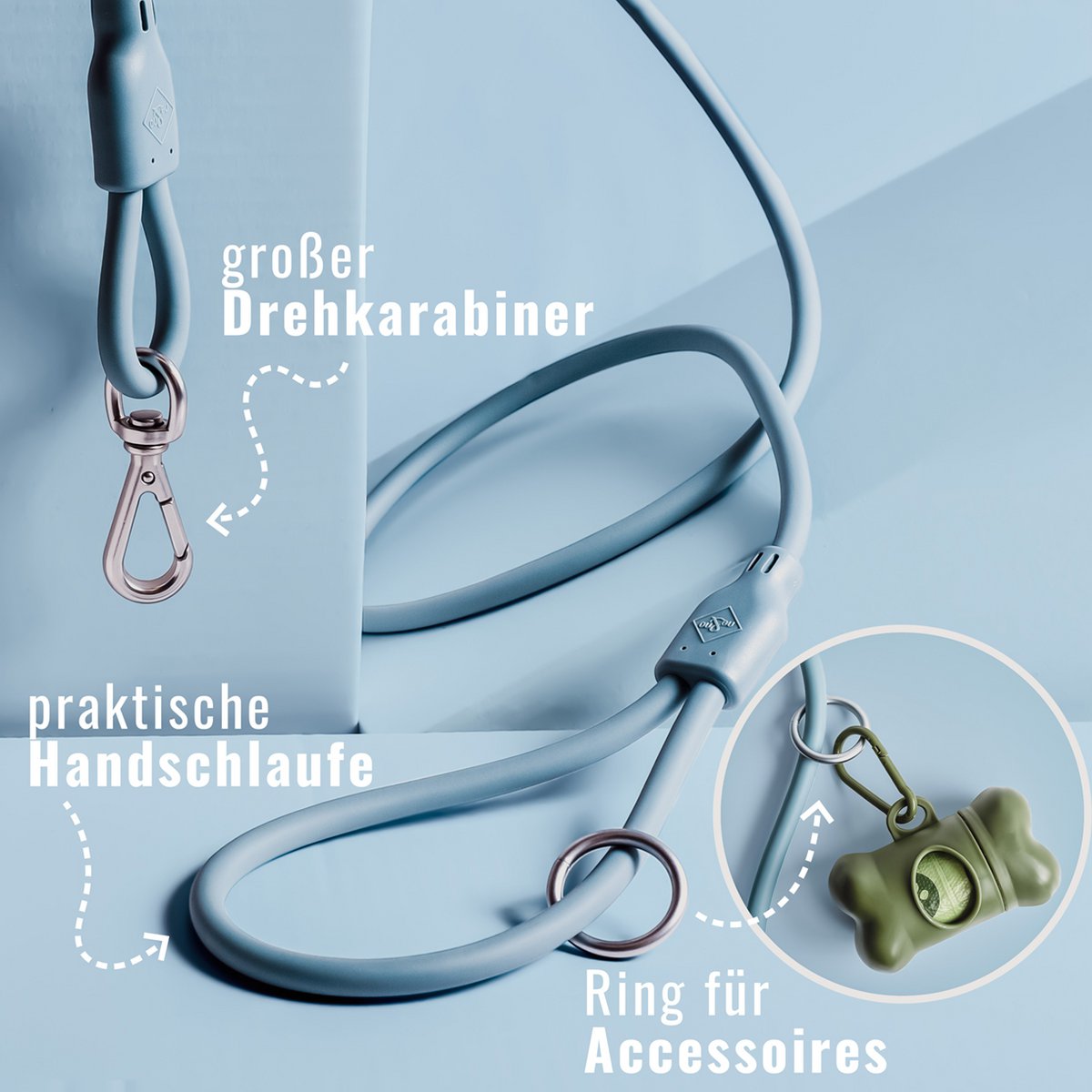 NE & No® Dog Leash "Loft Style" - Weatherproof
