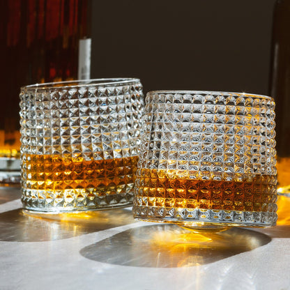 Whiskyglazen set van 2 borosilicaat glas