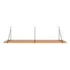 Wandplank essenfineer staal 120x29 cm