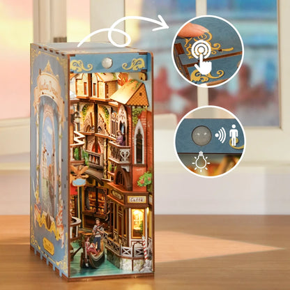 Tonecheer, DIY Book Nook, Venetian Dreams, TQ143, 18,0x9,8x24,5cm