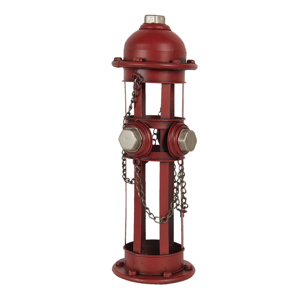 Wine Rack 14x15x41 cm Red Metal Bottle Rack