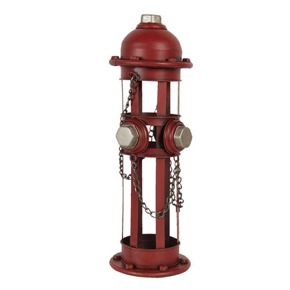 Wine Rack 14x15x41 cm Red Metal Bottle Rack