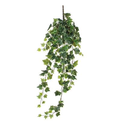 Kunst hangplant Ivy groen 86 cm polyester