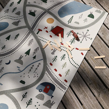 Kinderspeelmat 123x180 cm indoor outdoor