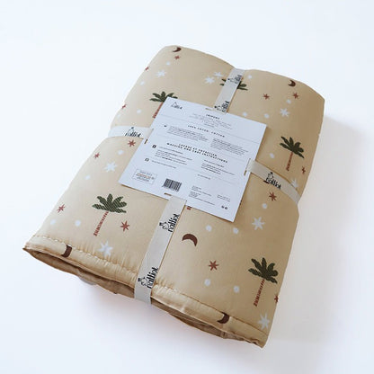 JAIPURY baby sleeping mat printed with small palm trees