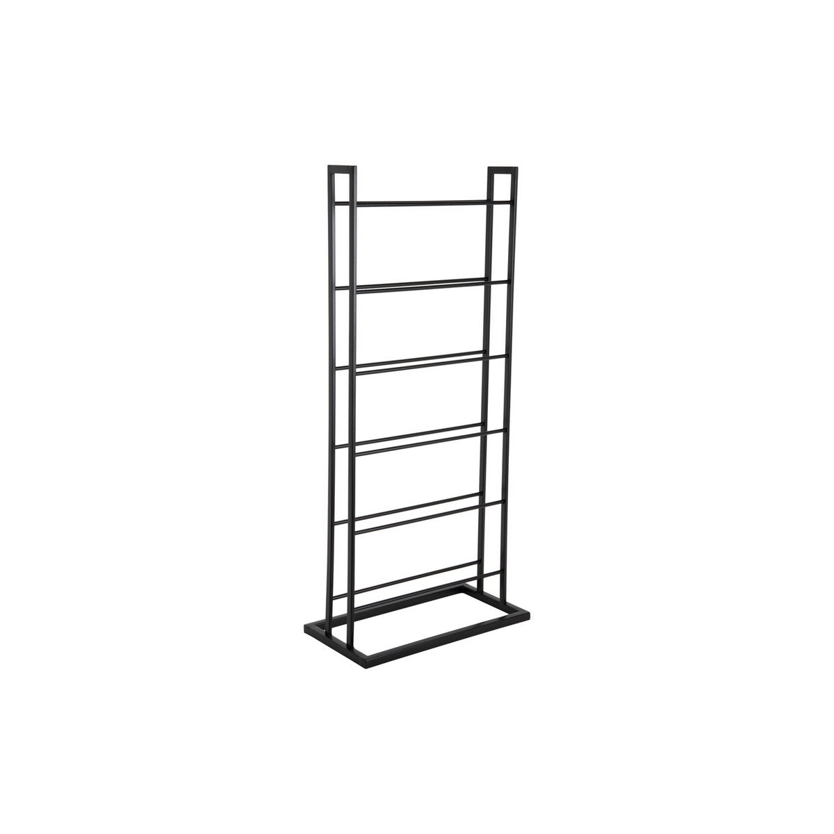 Wijnrek 38x20x85 cm ijzer zwart