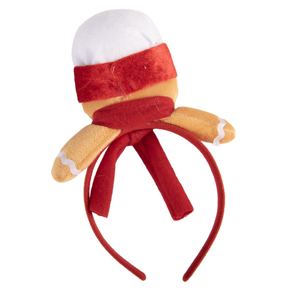 Christmas Headband 18x4x25 cm Beige Plastic