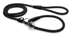 Morso Dog Leash Retriever Leash Soft Rope Recycled Black