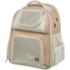 Hondentas rugzak 38x25x45 cm beige bruin