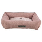 Hondenmand hoekig 60x50 cm oudroze