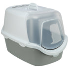Kattenbak Vico open top lichtgrijs wit 56x40x40 cm
