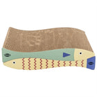 Trixie Scratch Mat Fish With Catnip Mint Green / Cream