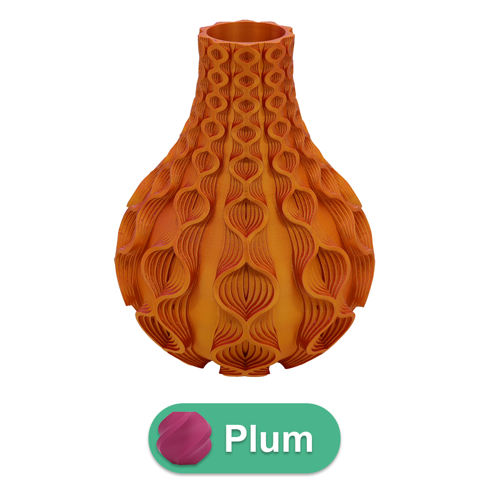 3D vaas Coral PLA diverse maten